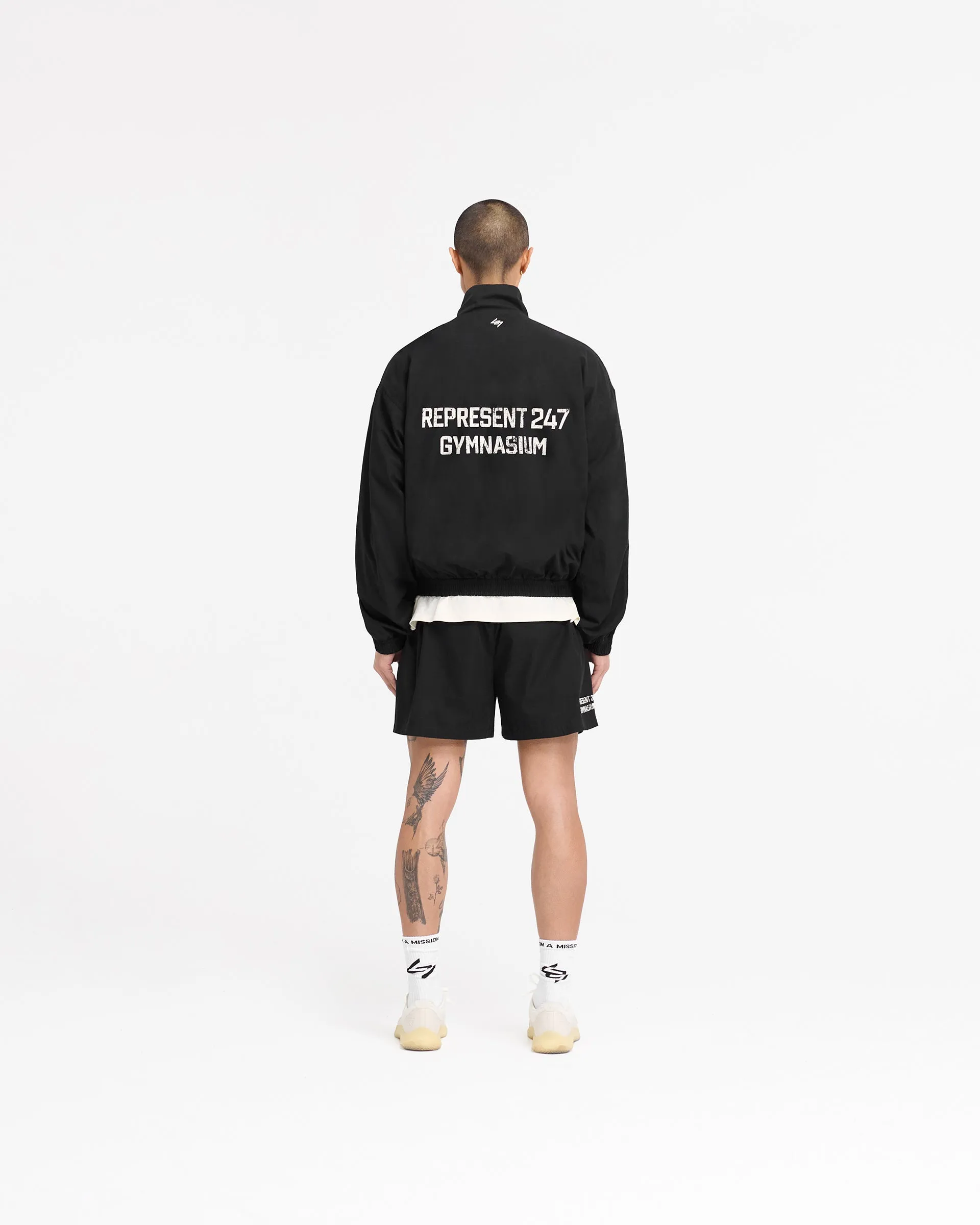 247 Represent Gymnasium Track Jacket - Off Black