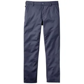 40 Grit Men's Midnight Blue Flex Twill Slim Fit Khaki Pants