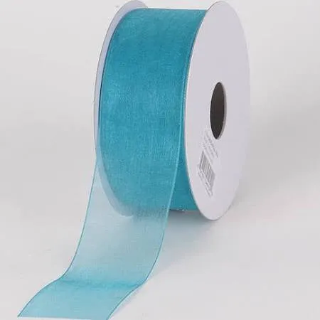 5/8in Sheer Teal Ribbon | 25yds