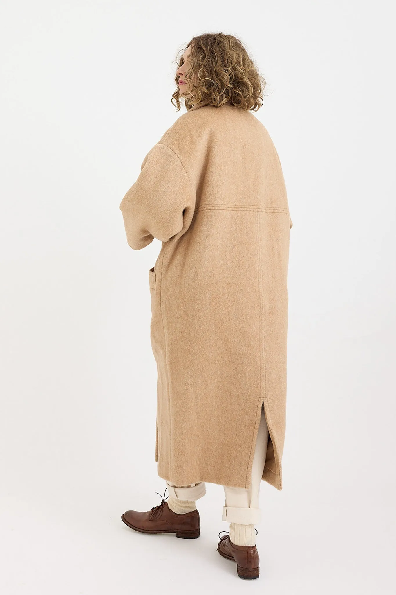 7115 by Szeki - Oversized Wool Coat