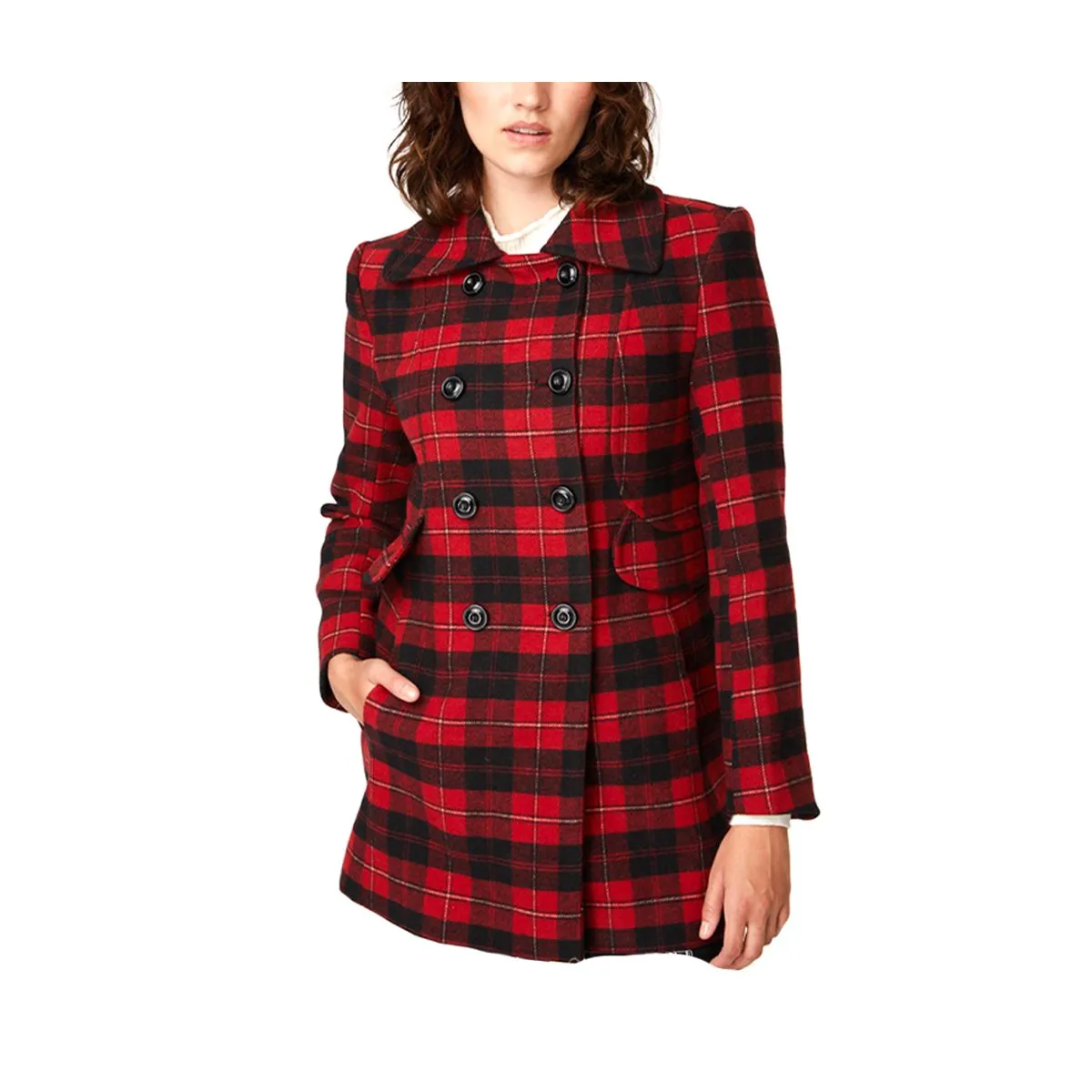 Acrylic Wool Tartan Inglorious Coat