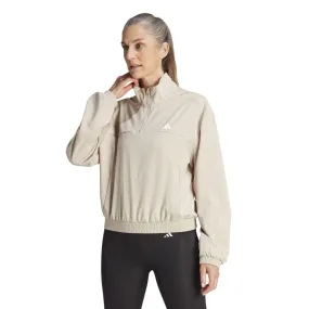 adidas Aeroready Train Essentials Woven 1/4 Zip Track Jacket - Women