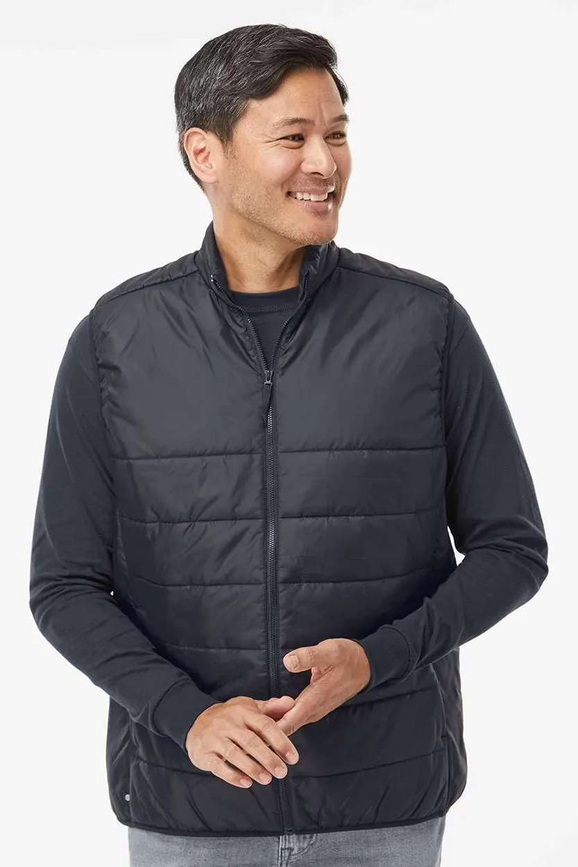 Adidas Mens Full Zip Puffer Vest - Black