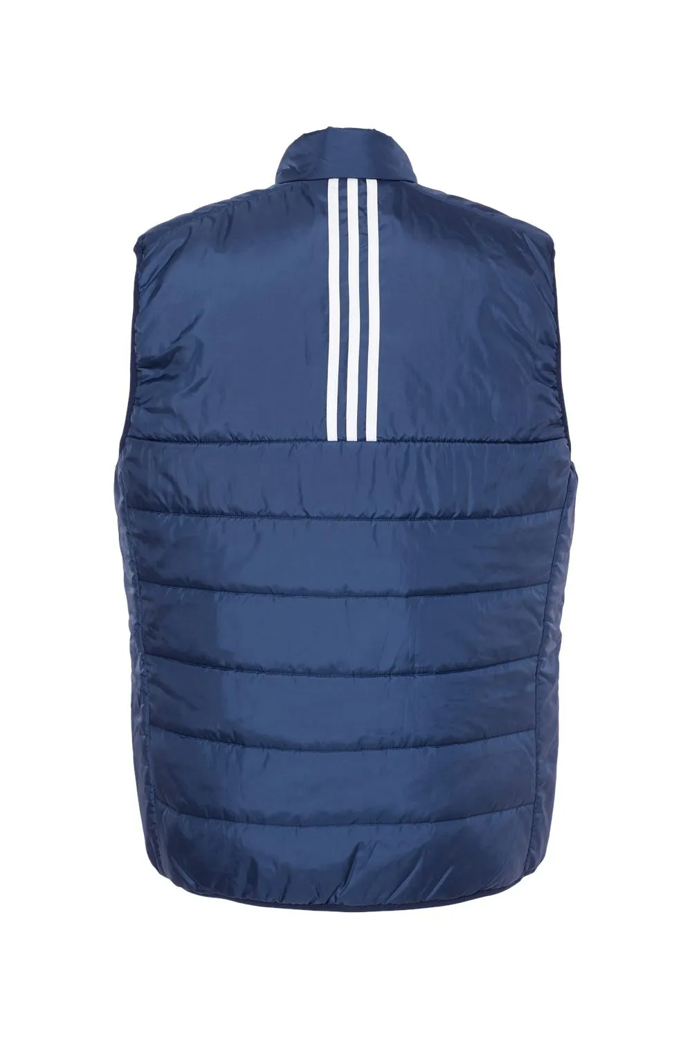 Adidas Mens Full Zip Puffer Vest - Team Navy Blue