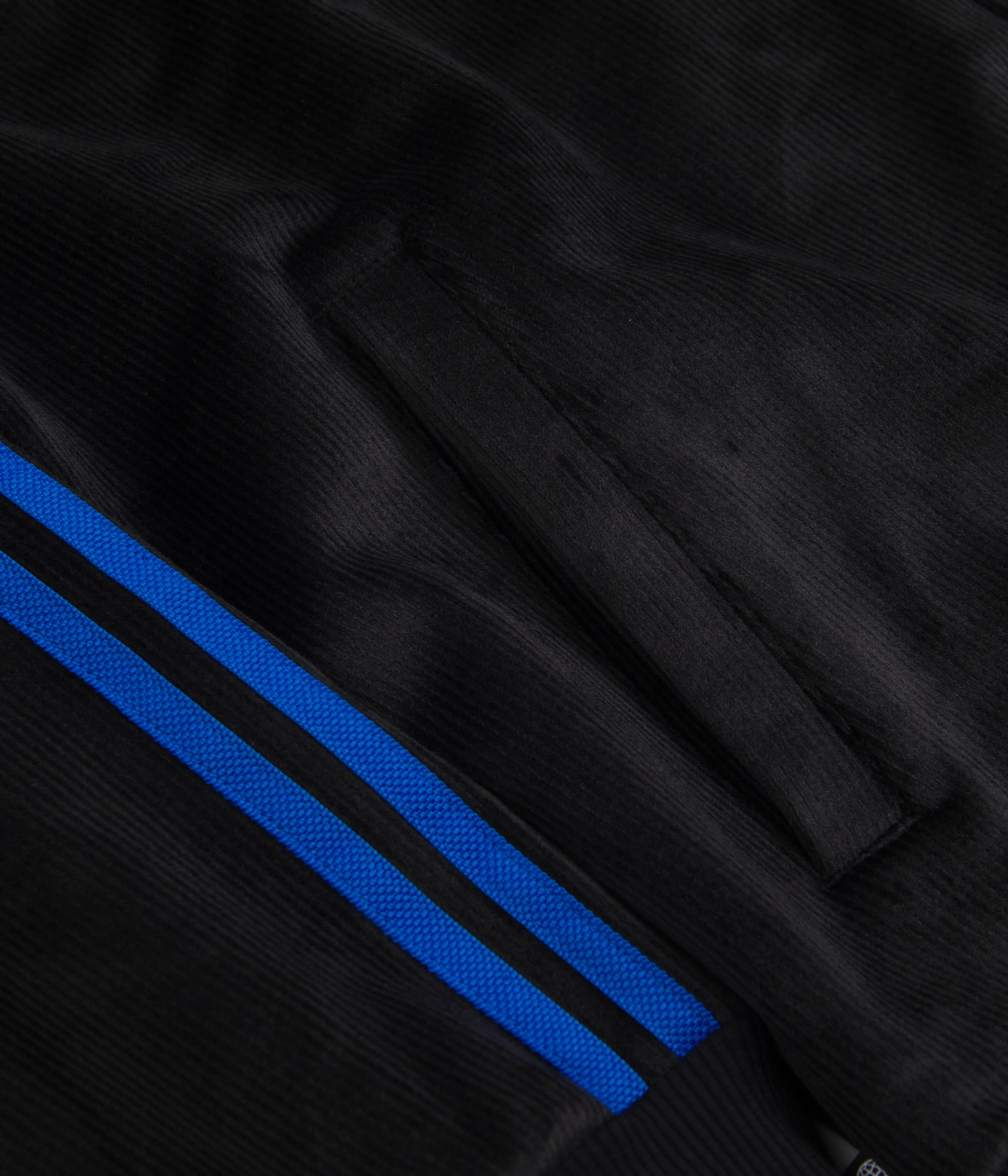 Adidas TJ Velour Jacket - Black / Bluebird / Gold