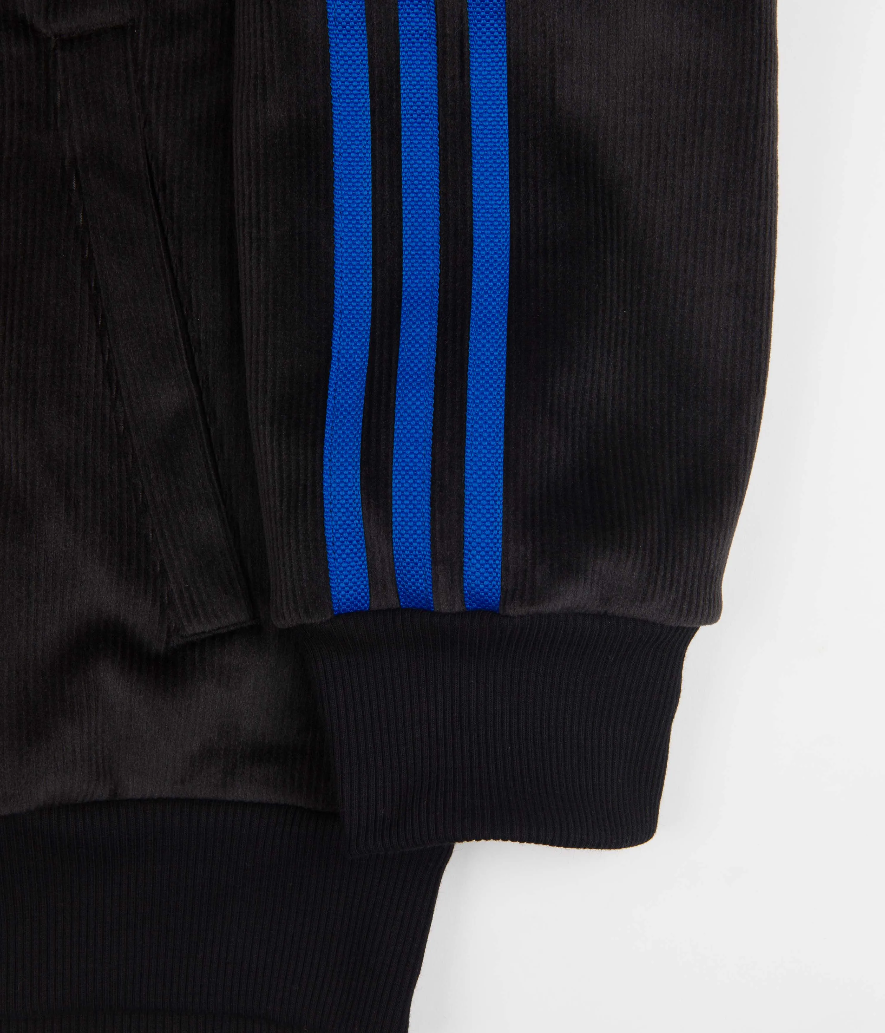 Adidas TJ Velour Jacket - Black / Bluebird / Gold