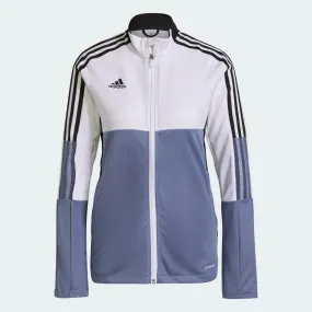 Adidas Women Tiro Track Jacket - White-Orbit Violet