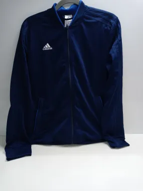 adidas Women's Condivo 18 Polyester Jacket Dark Blue/White Large