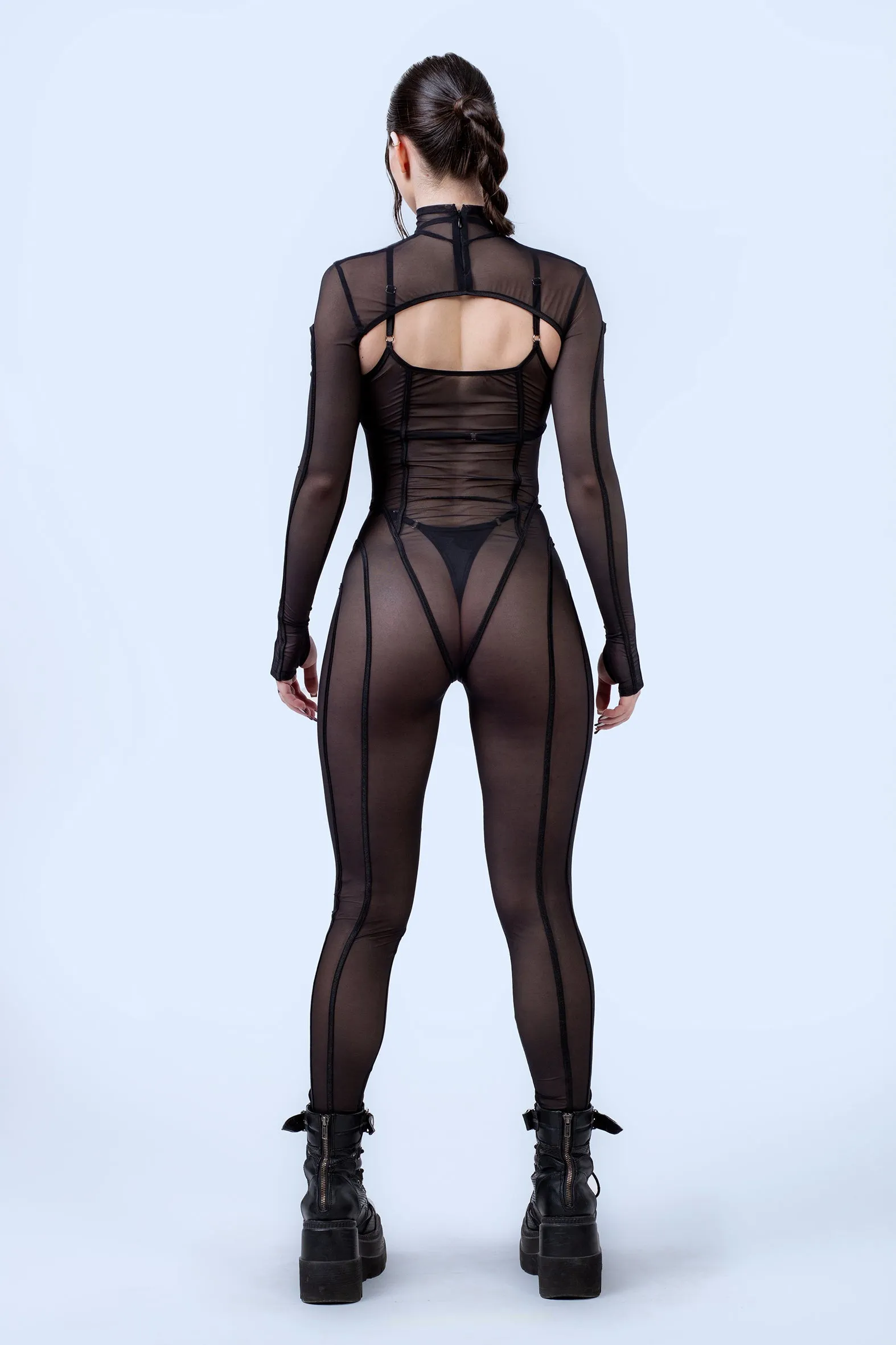 After Dark 2-Piece Mesh Catsuit