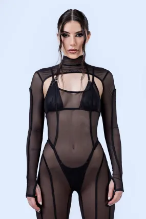 After Dark 2-Piece Mesh Catsuit