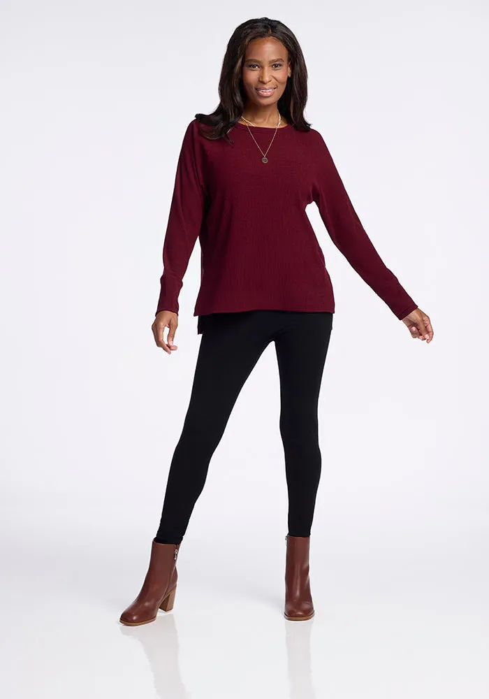 Ainsley Sweater • Final Sale Deals! - Cranberry Melange