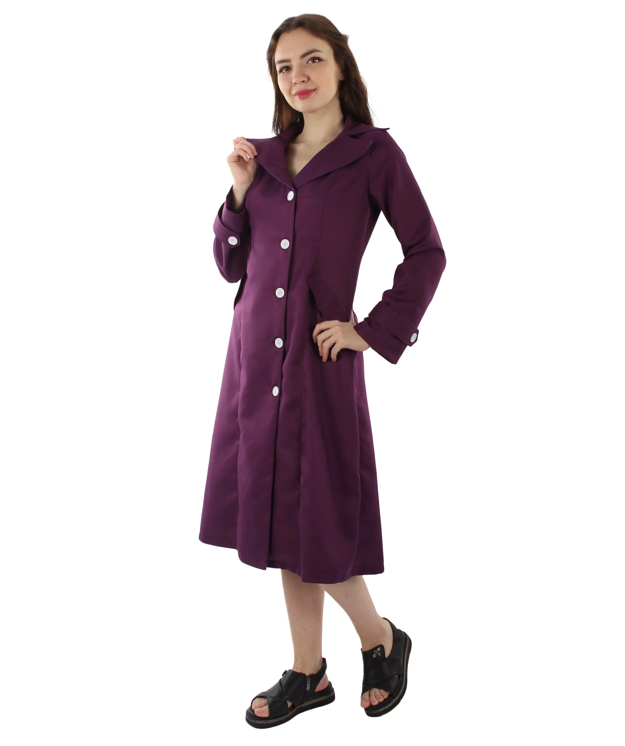 Anti-Villain Spy | Trench Coat | Premium Halloween Costume | Multiple Color Options