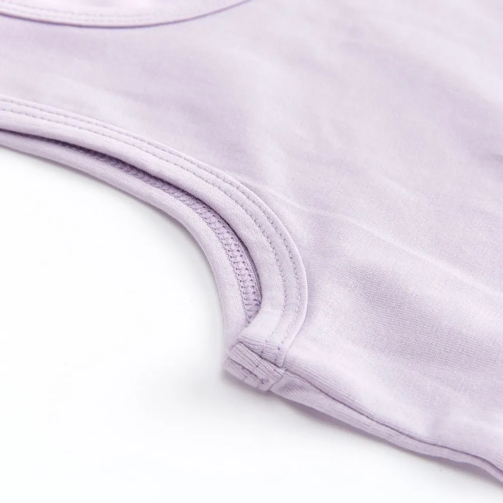 Bamboo/ Organic Cotton Singlet - Lilac Haze