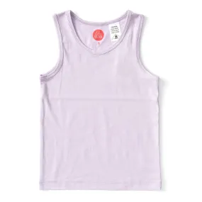 Bamboo/ Organic Cotton Singlet - Lilac Haze