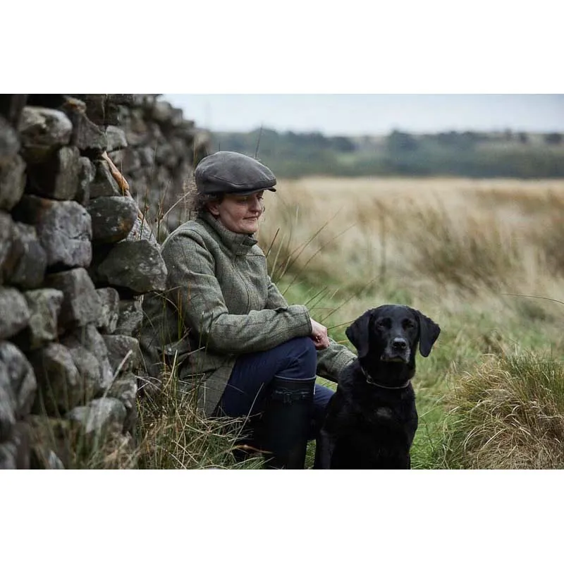 Barbour Fairfield Ladies Wool Tweed Waterproof Jacket - Gardenia