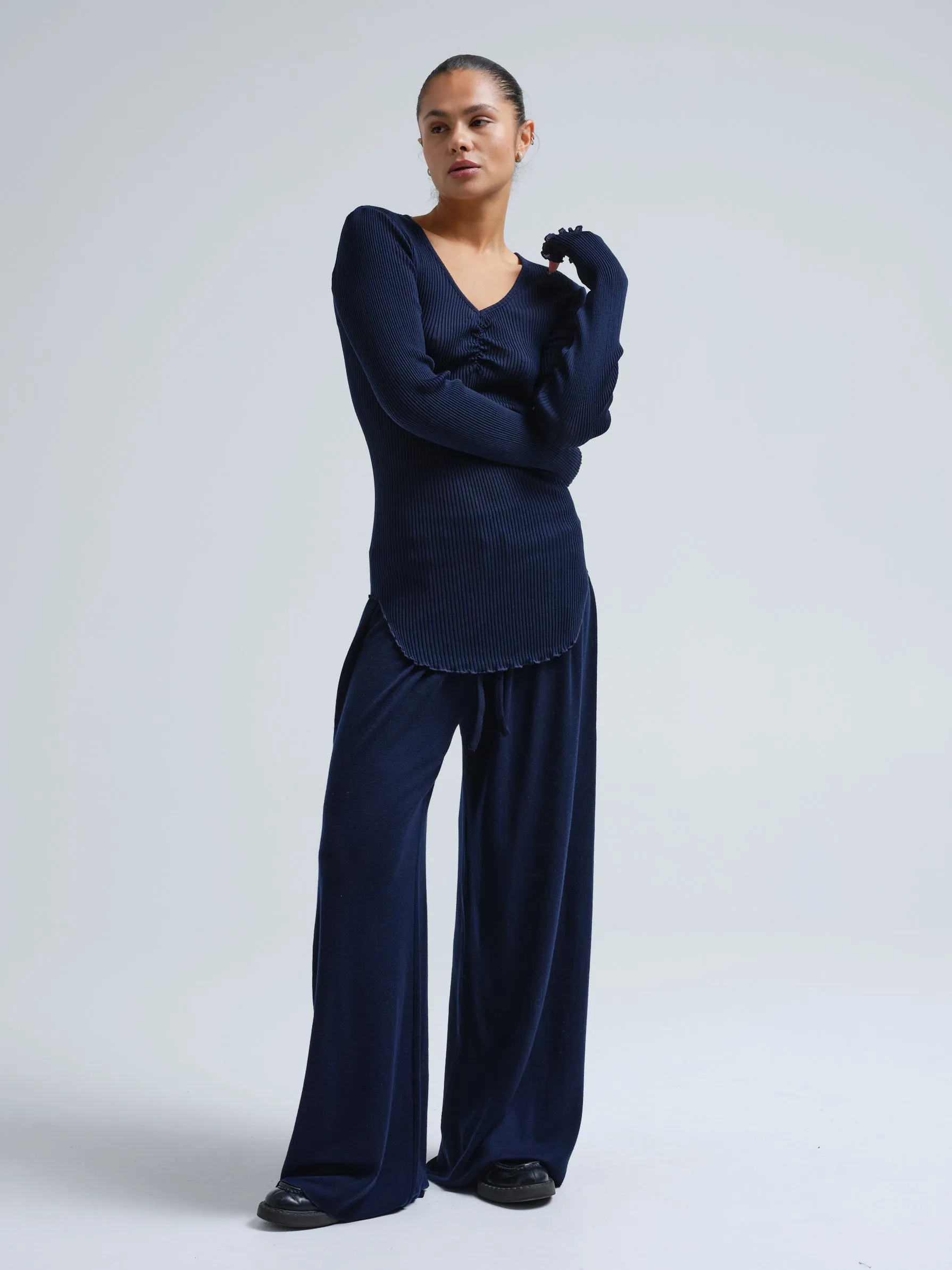 Bellezza | Merino wool - Navy