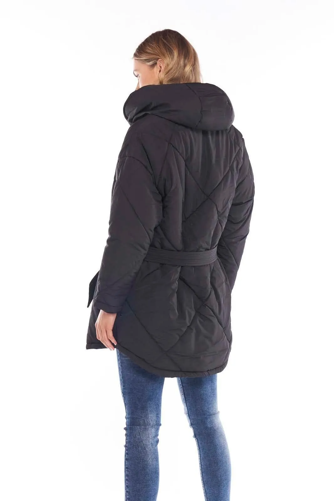 Betty Basics Archie Puffer Jacket in Black