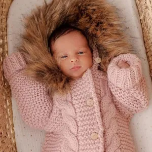 Bizzi Growin Alpaca Pram Suit - Pink