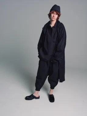 Black Microwool 3 Pieces Coat