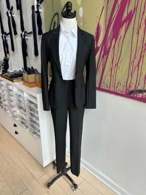 Black Stretch Feminine Cut Premium Suit