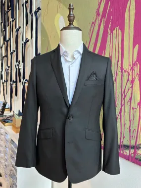 Black Stretch Premium Suit Coat