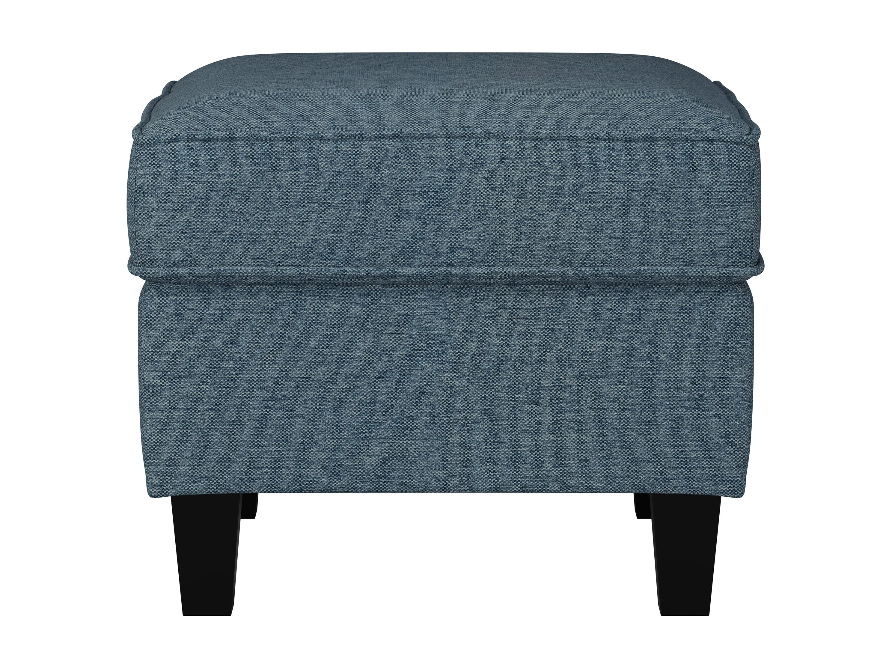 Blue Fabric Ottoman