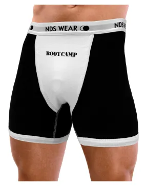 Bootcamp Military Text Mens Boxer Brief Underwear