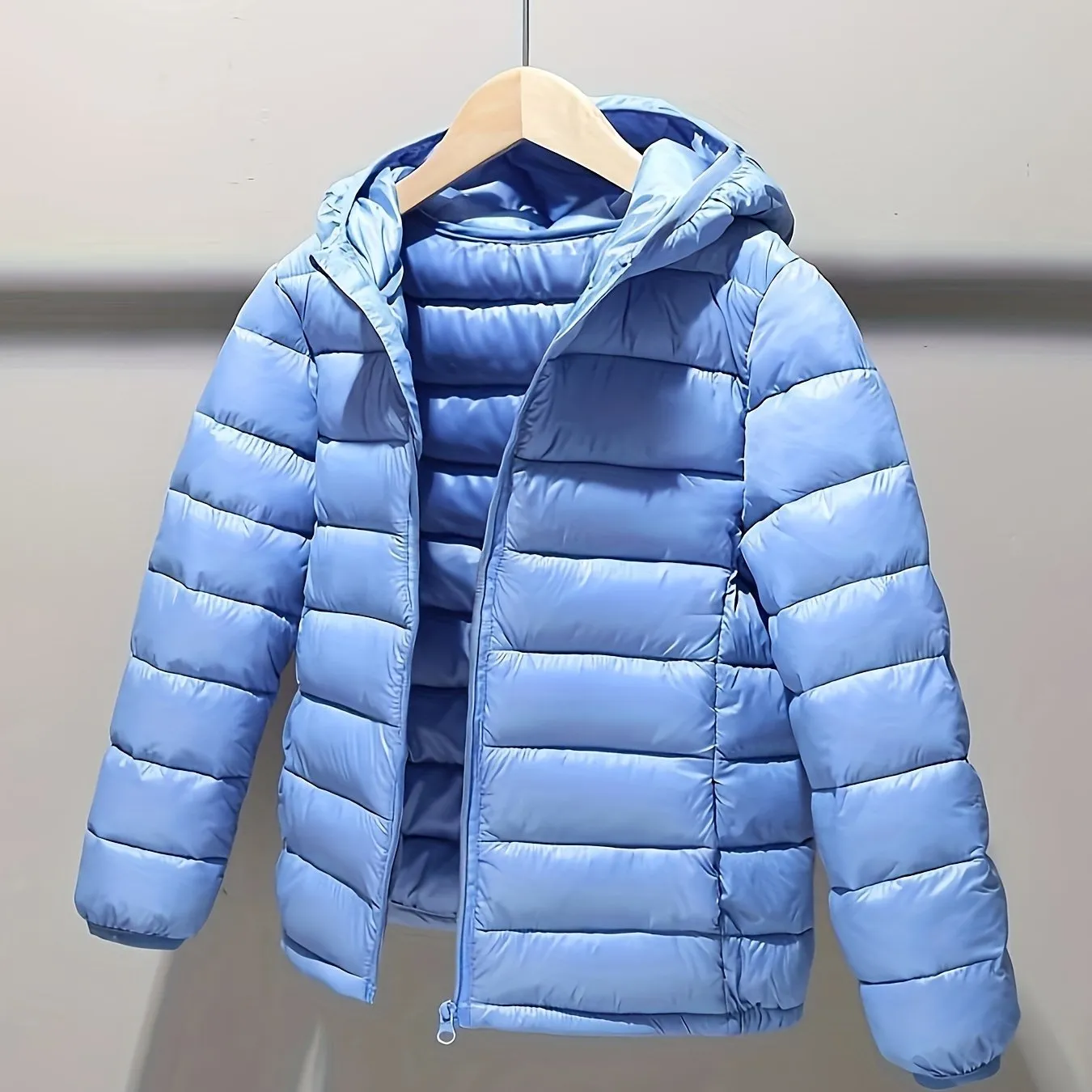 Boys' Water-Resistant Puffer Jacket - Hooded & Insulated