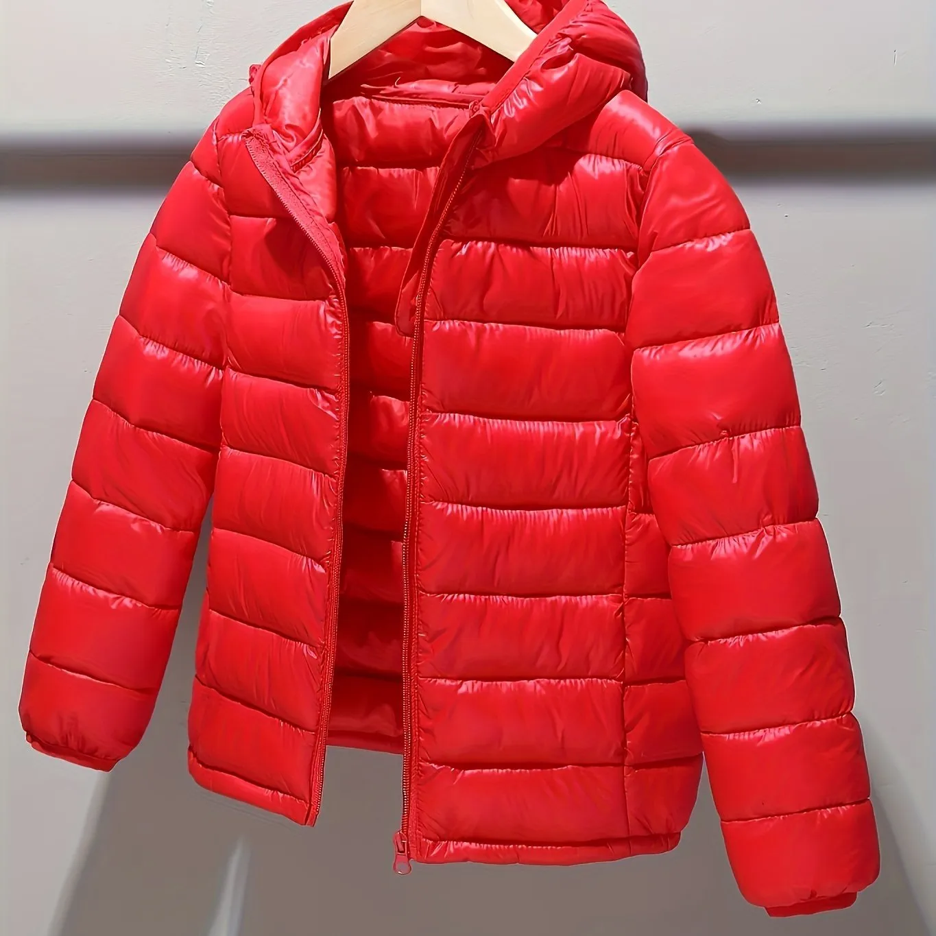 Boys' Water-Resistant Puffer Jacket - Hooded & Insulated