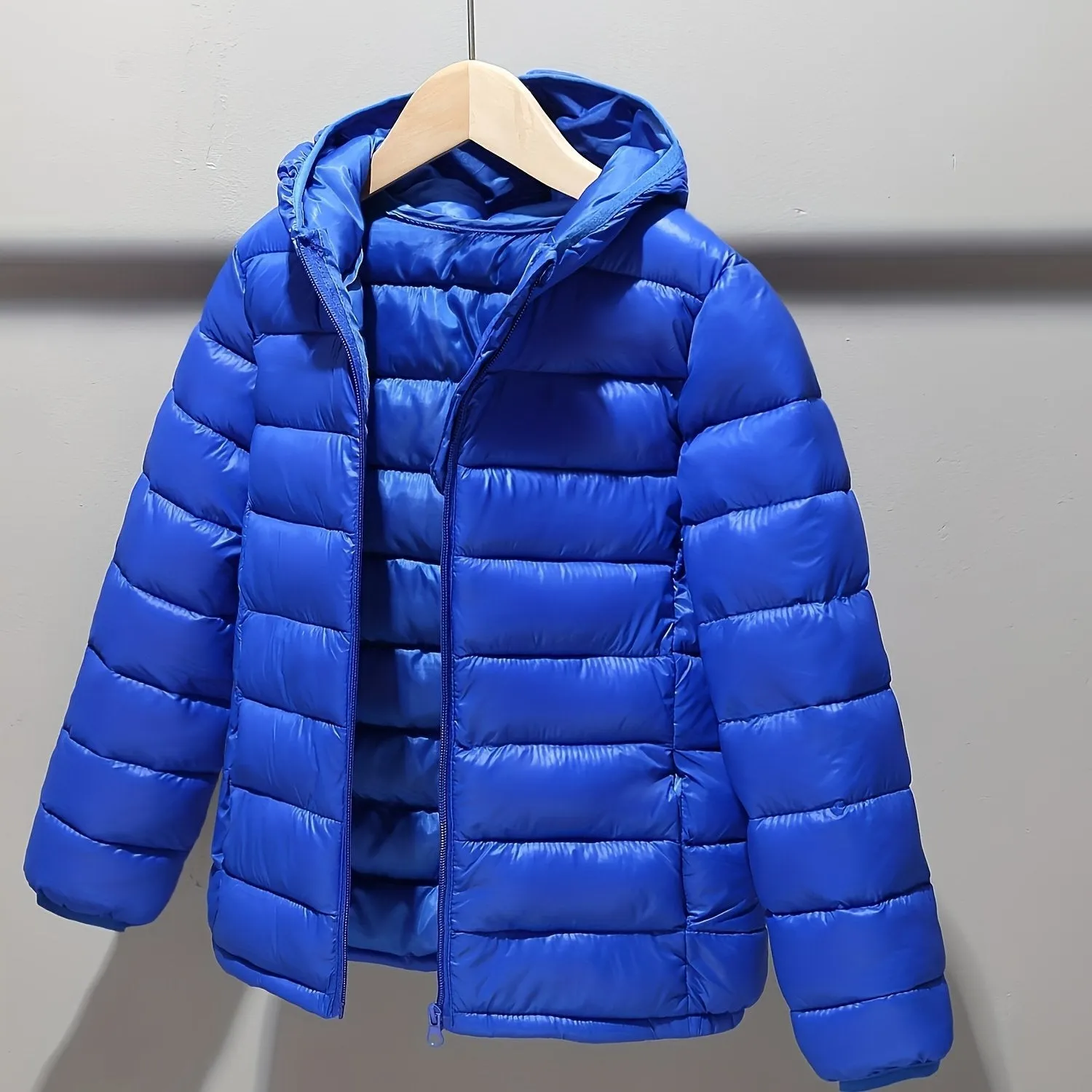 Boys' Water-Resistant Puffer Jacket - Hooded & Insulated