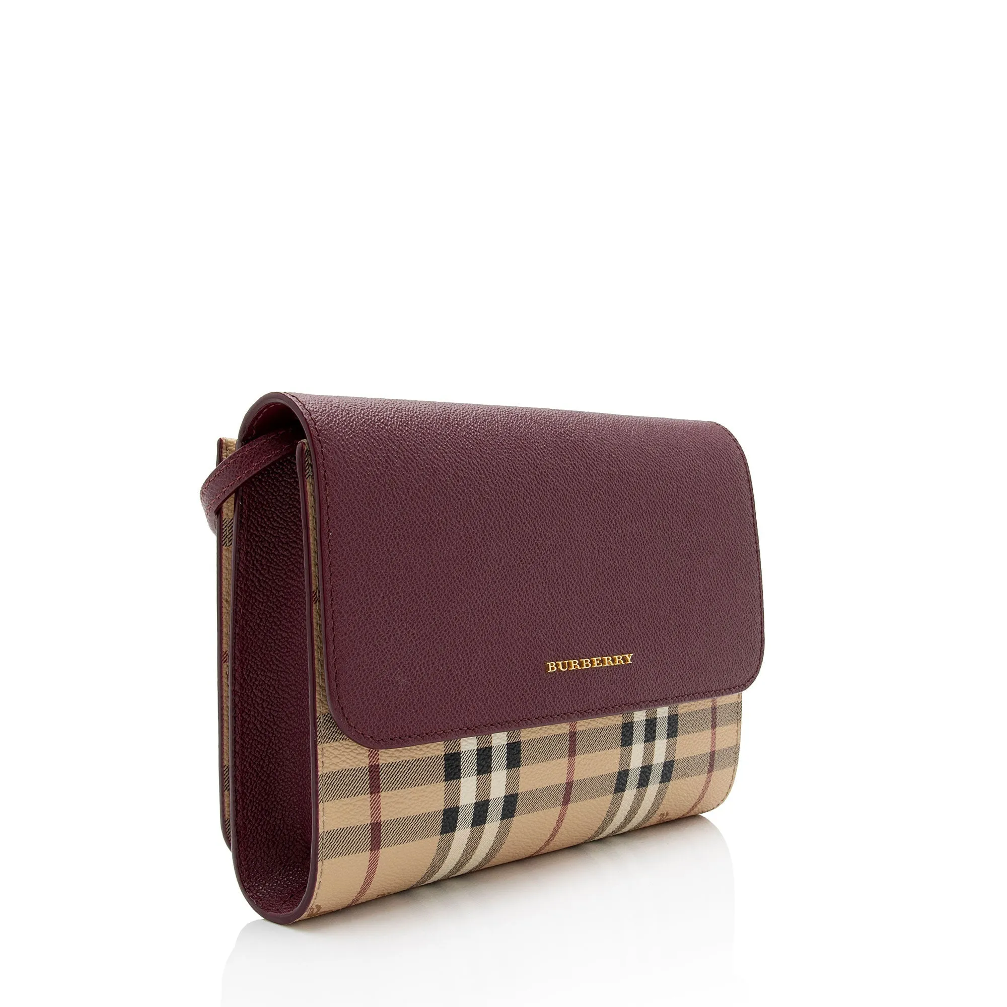 Burberry Haymarket Check Loxley Crossbody Bag (SHF-IyuLTa)