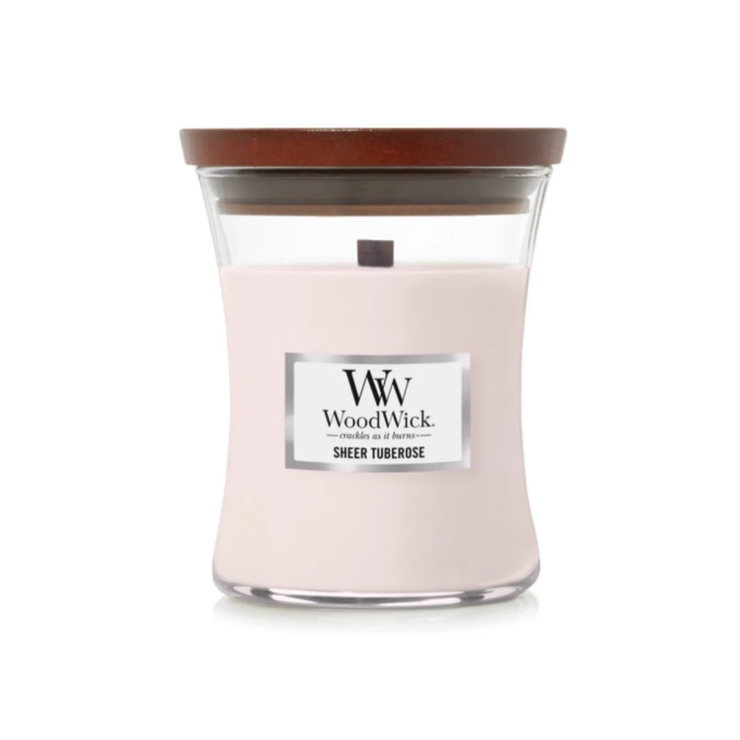 Candle Woodwick Medium - Sheer Tuberose