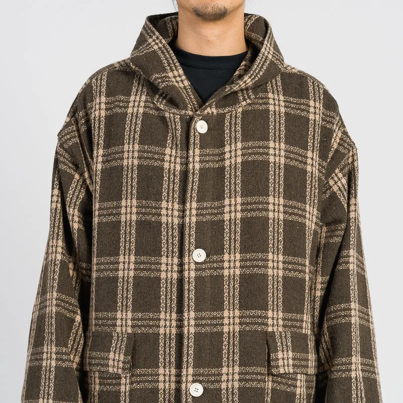 Canopy Coat - Brown Plaid