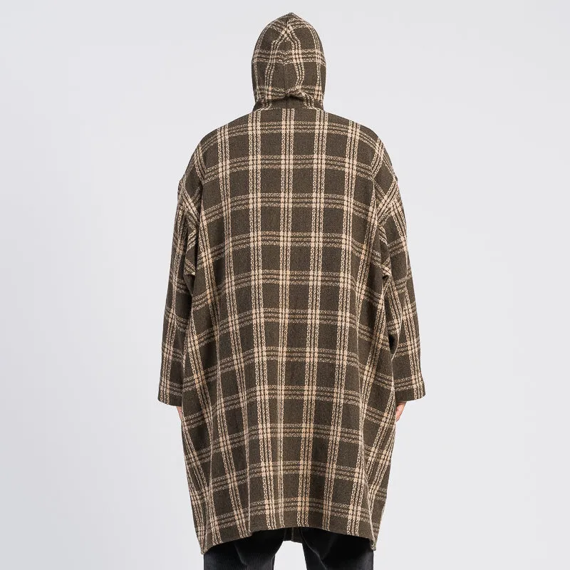 Canopy Coat - Brown Plaid