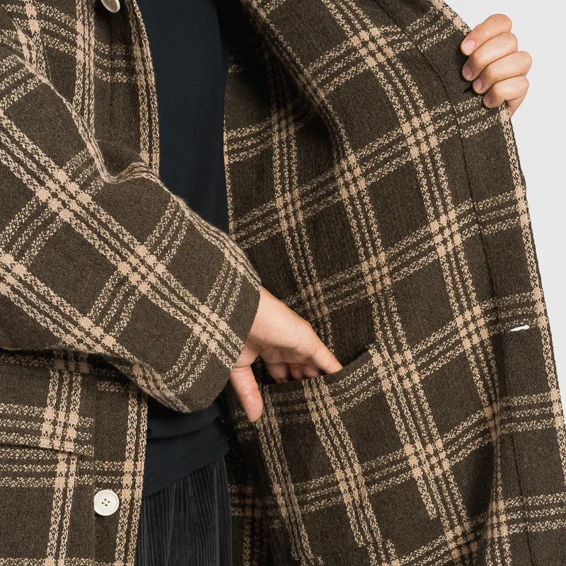 Canopy Coat - Brown Plaid