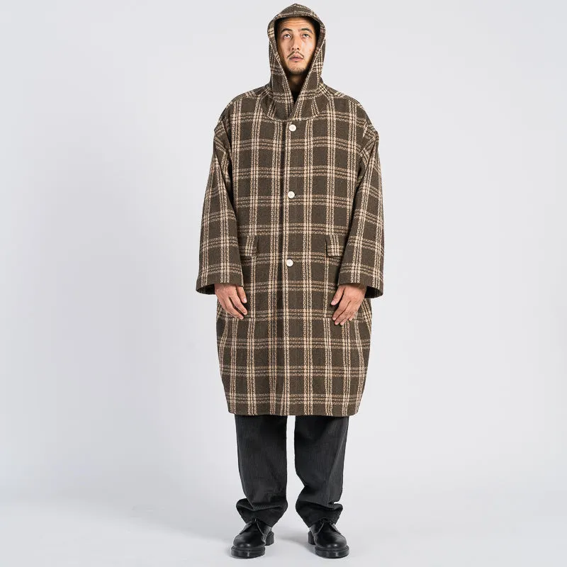 Canopy Coat - Brown Plaid