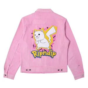 Catch Em All Corduroy Jacket (Pink)