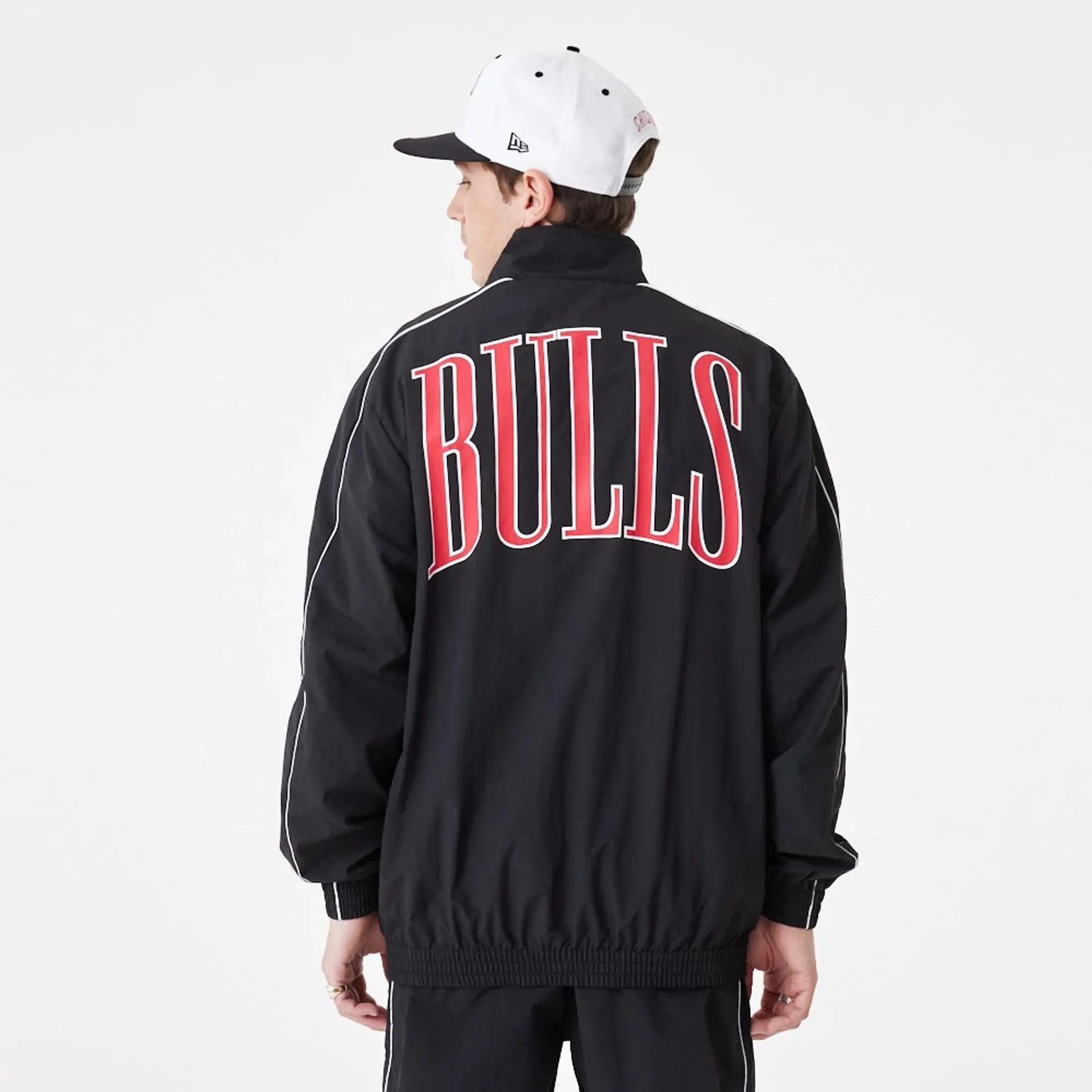 Chicago Bulls NBA Lifestyle Black Track Jacket