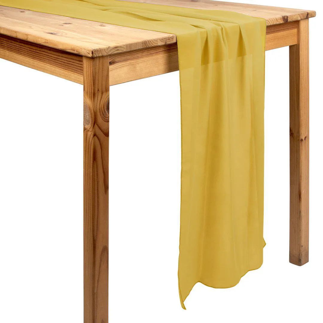 Chiffon Table Runners