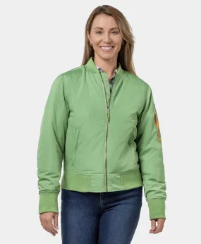 Cityscape Women's Heated Bomber Jacket