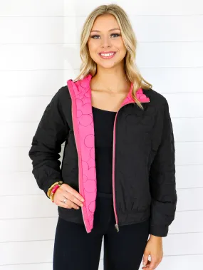 Cloudy Days Puffer Jacket IN BLACK