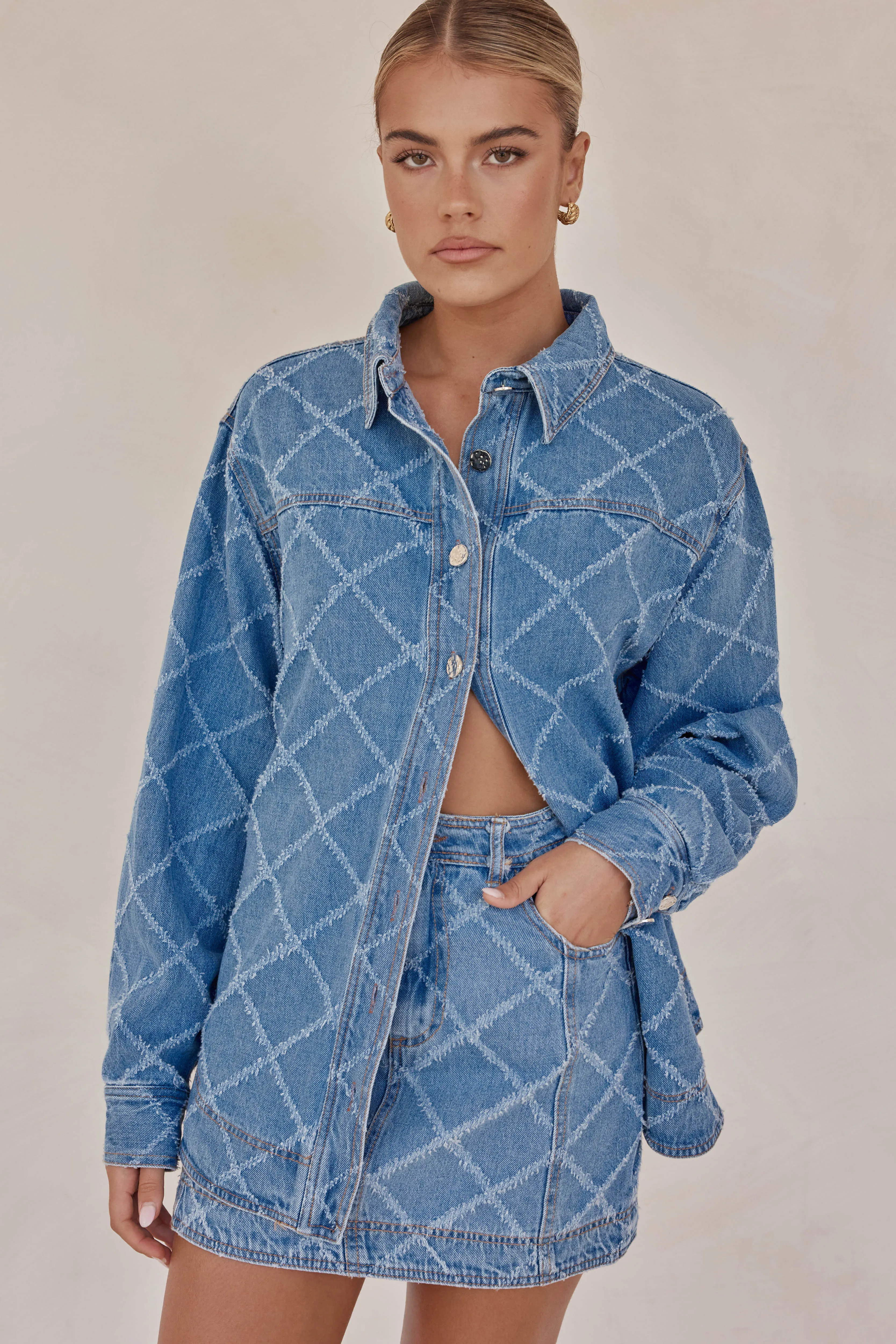 Courtney Denim Shirt (Blue)