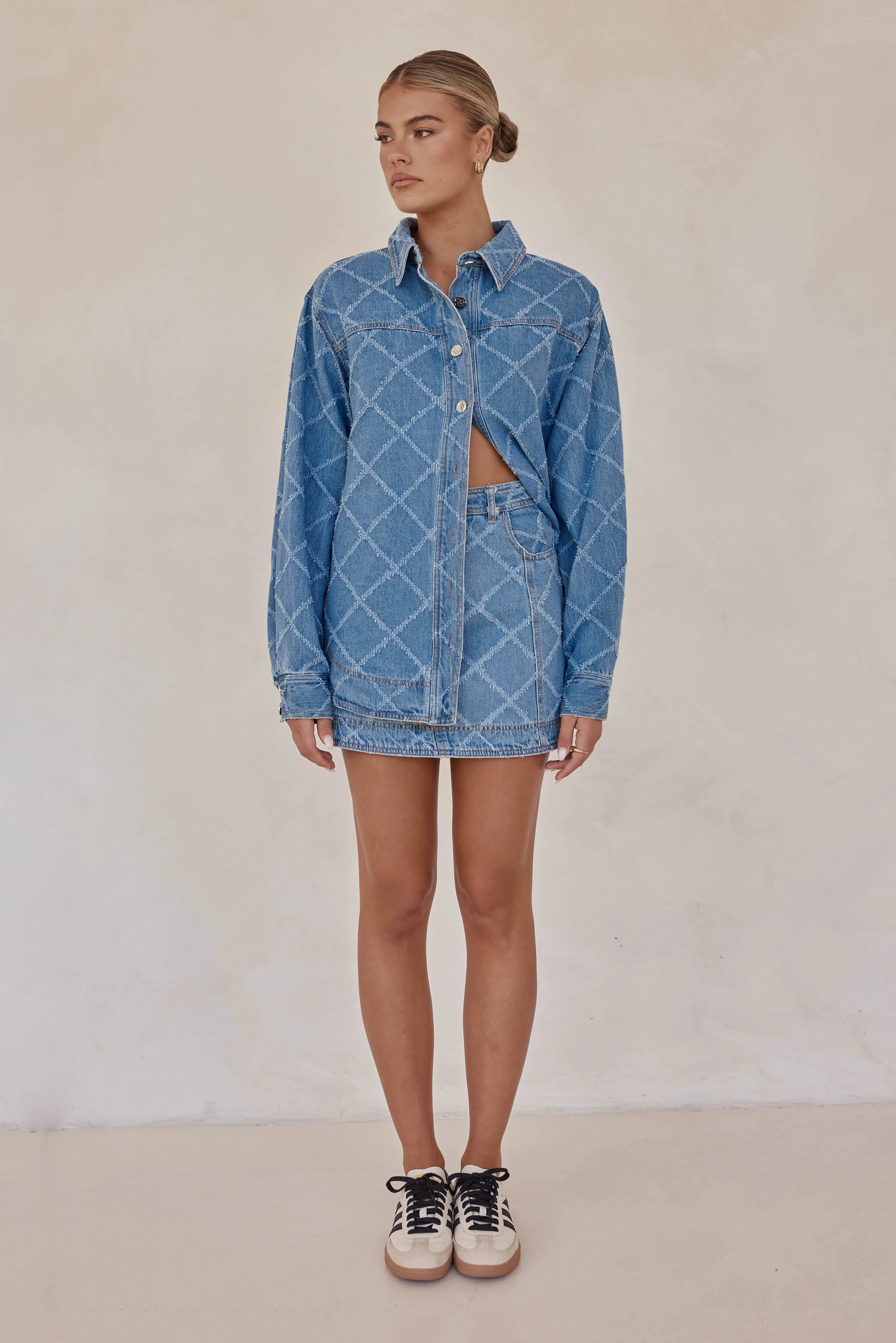 Courtney Denim Shirt (Blue)