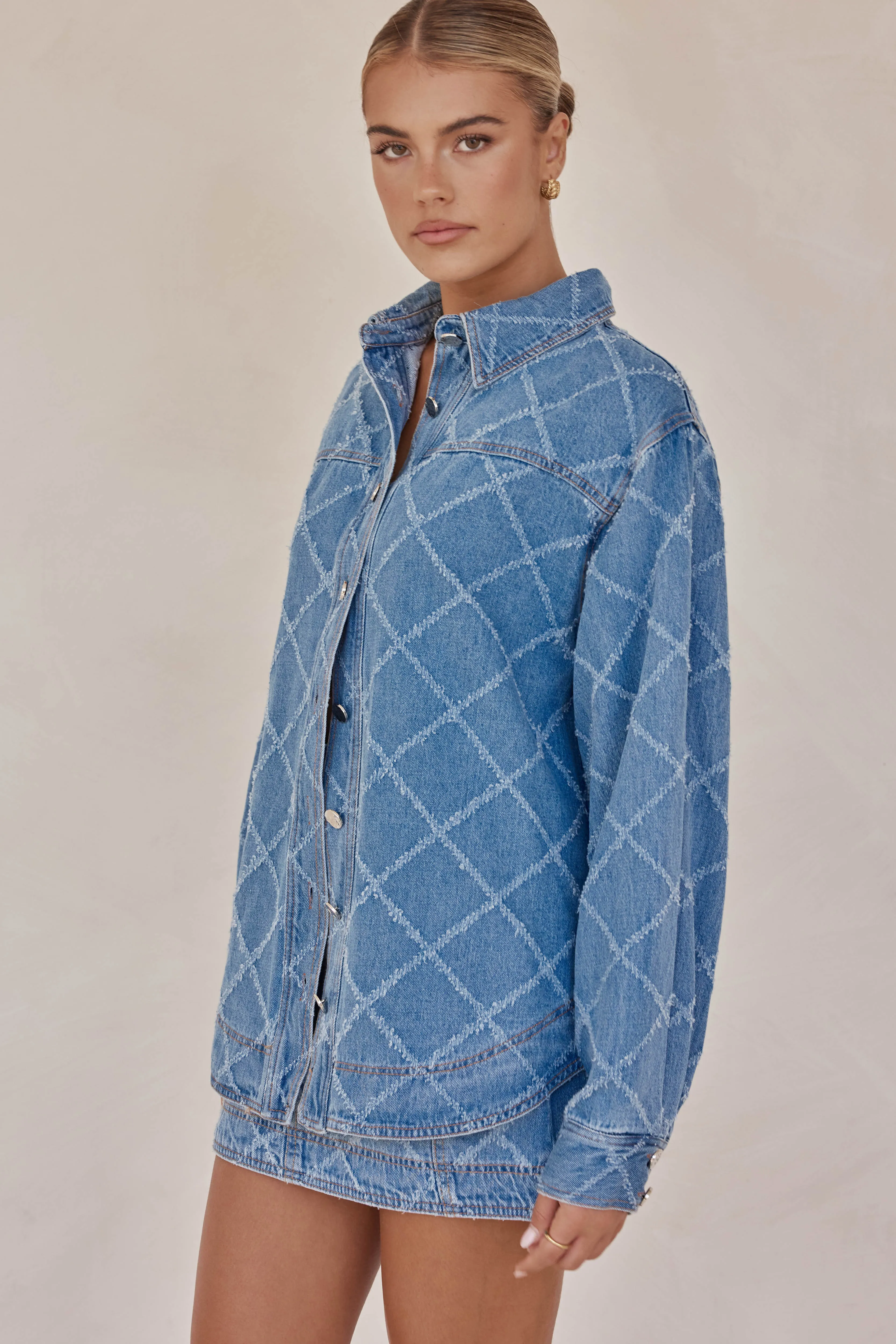 Courtney Denim Shirt (Blue)