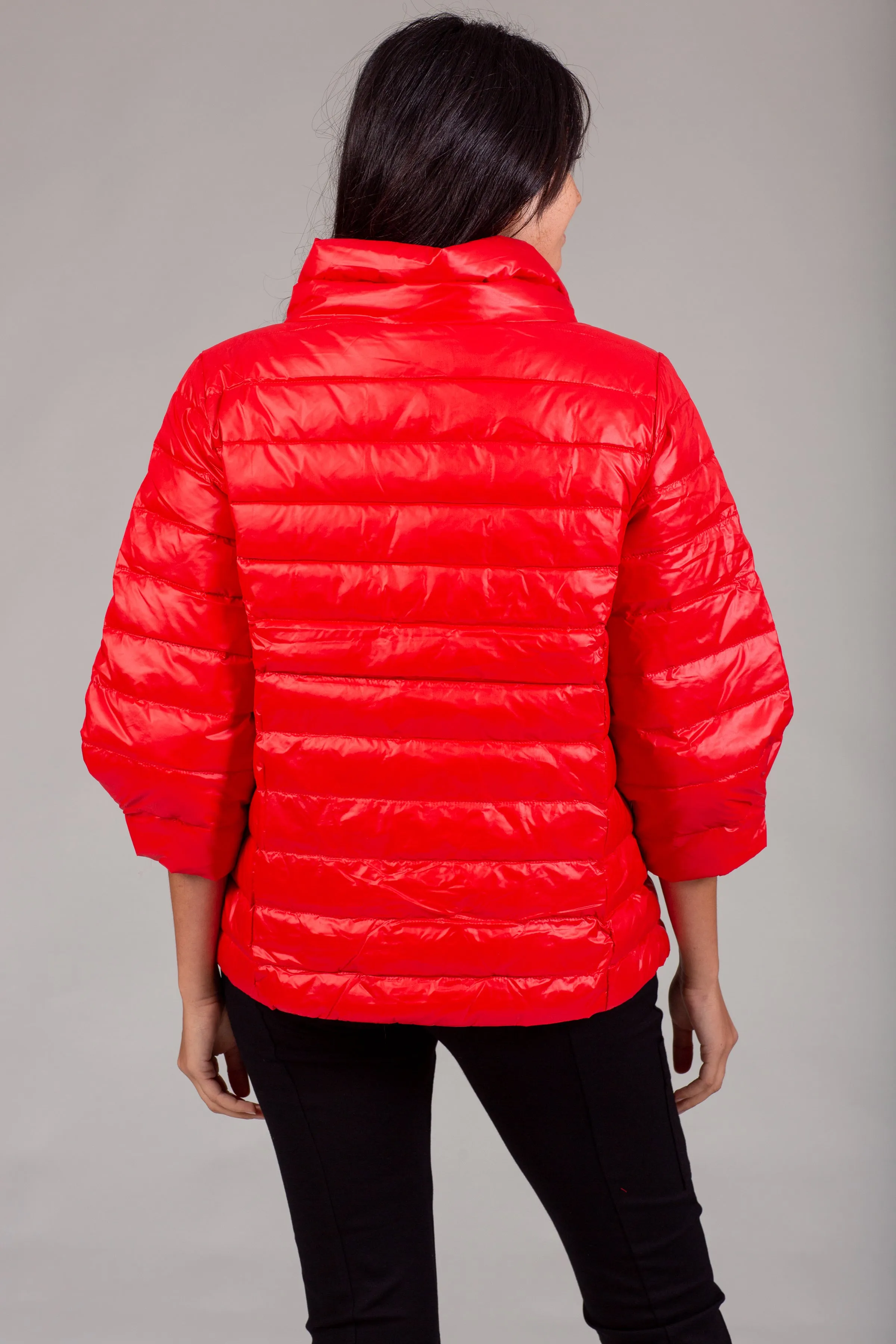 Crop Sleeve Puffer Jacket