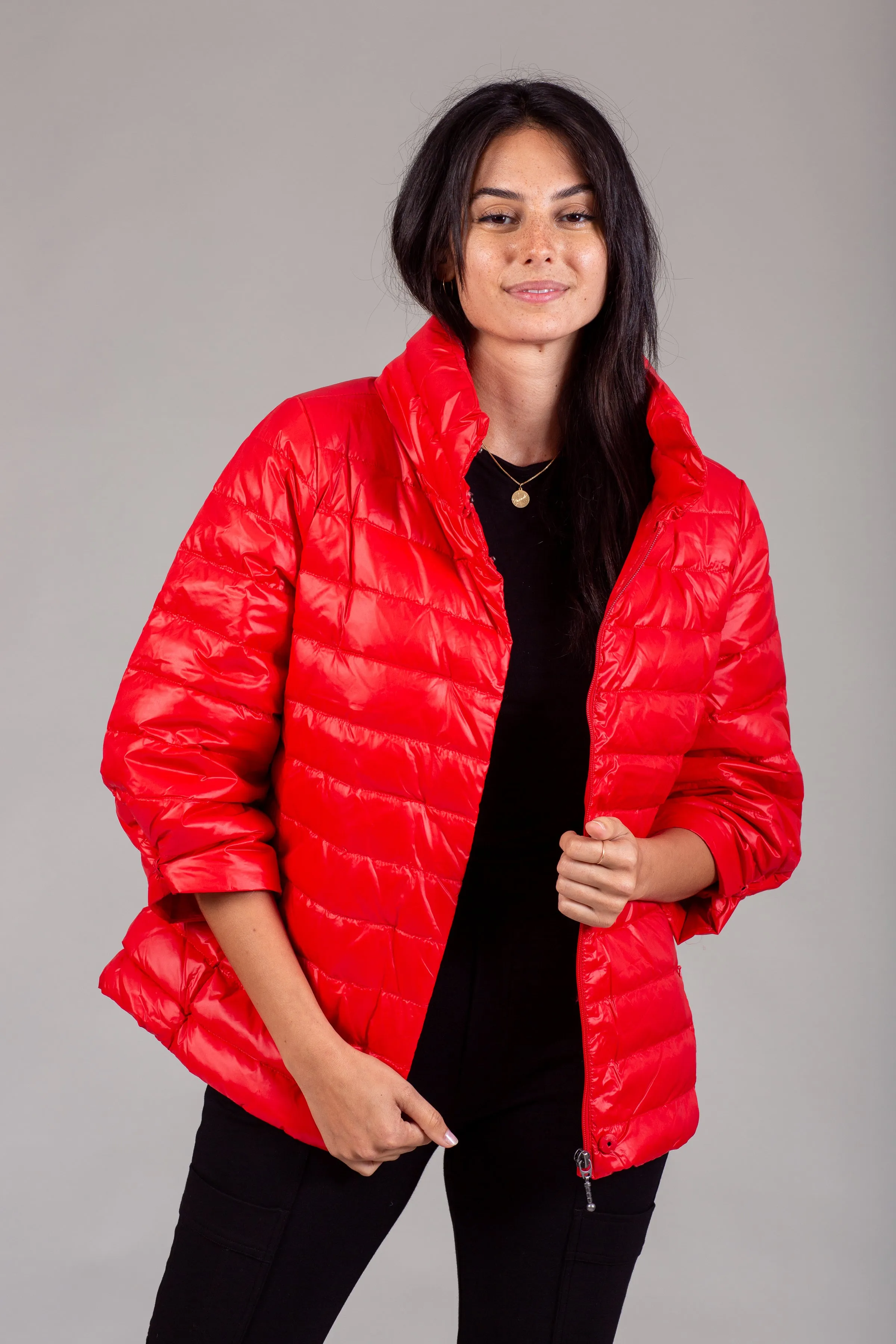 Crop Sleeve Puffer Jacket