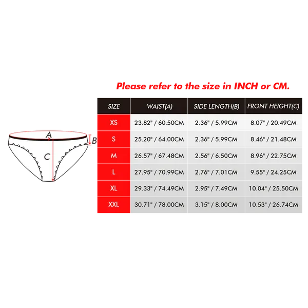 Custom Face Underwear Personalised Name Boxer Briefs and Panties Valentine's Day Gifts for Couple