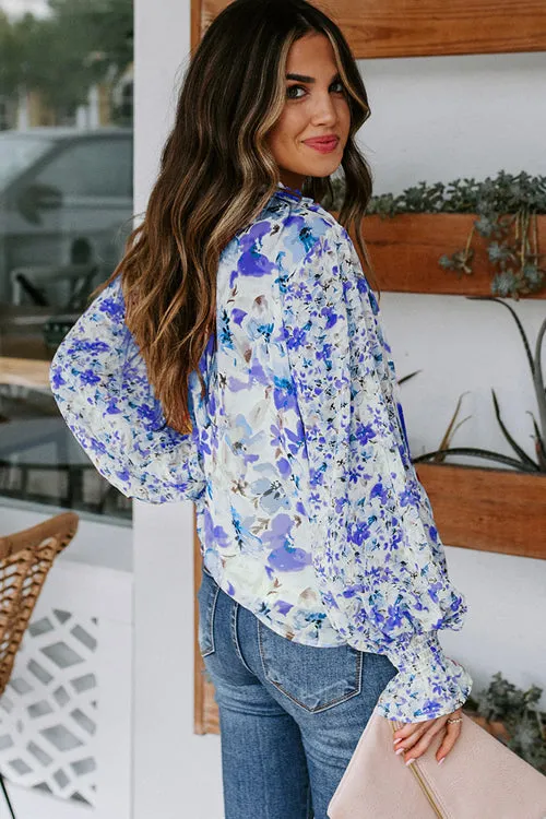 Desert Days Sheer Floral Print Top