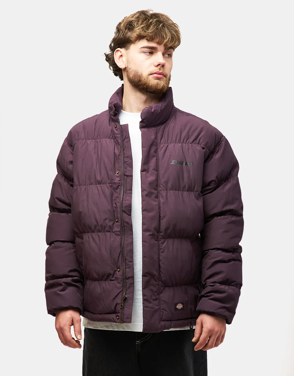 Dickies Scobey Puffer Jacket - Plum Perfect