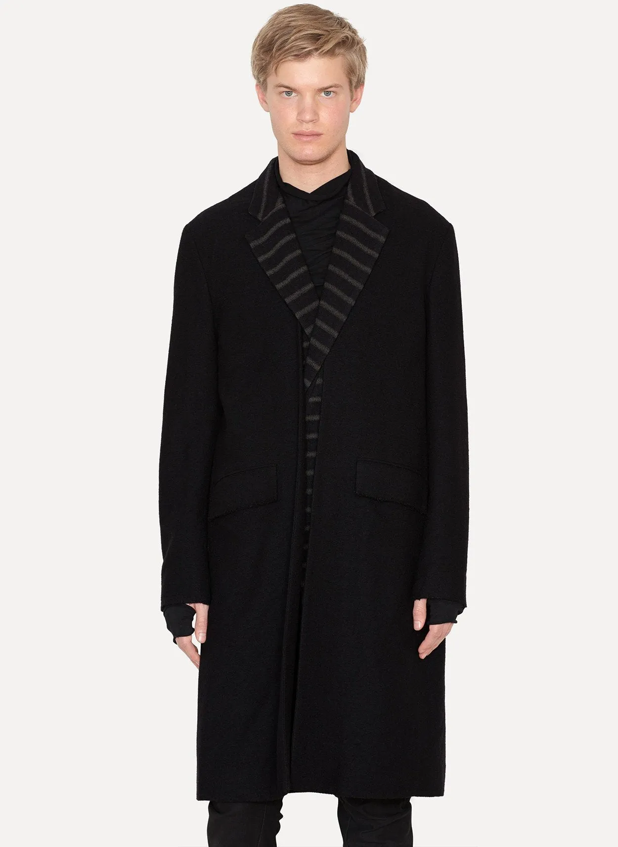 Double Layer  Virgin Wool Copera Coat